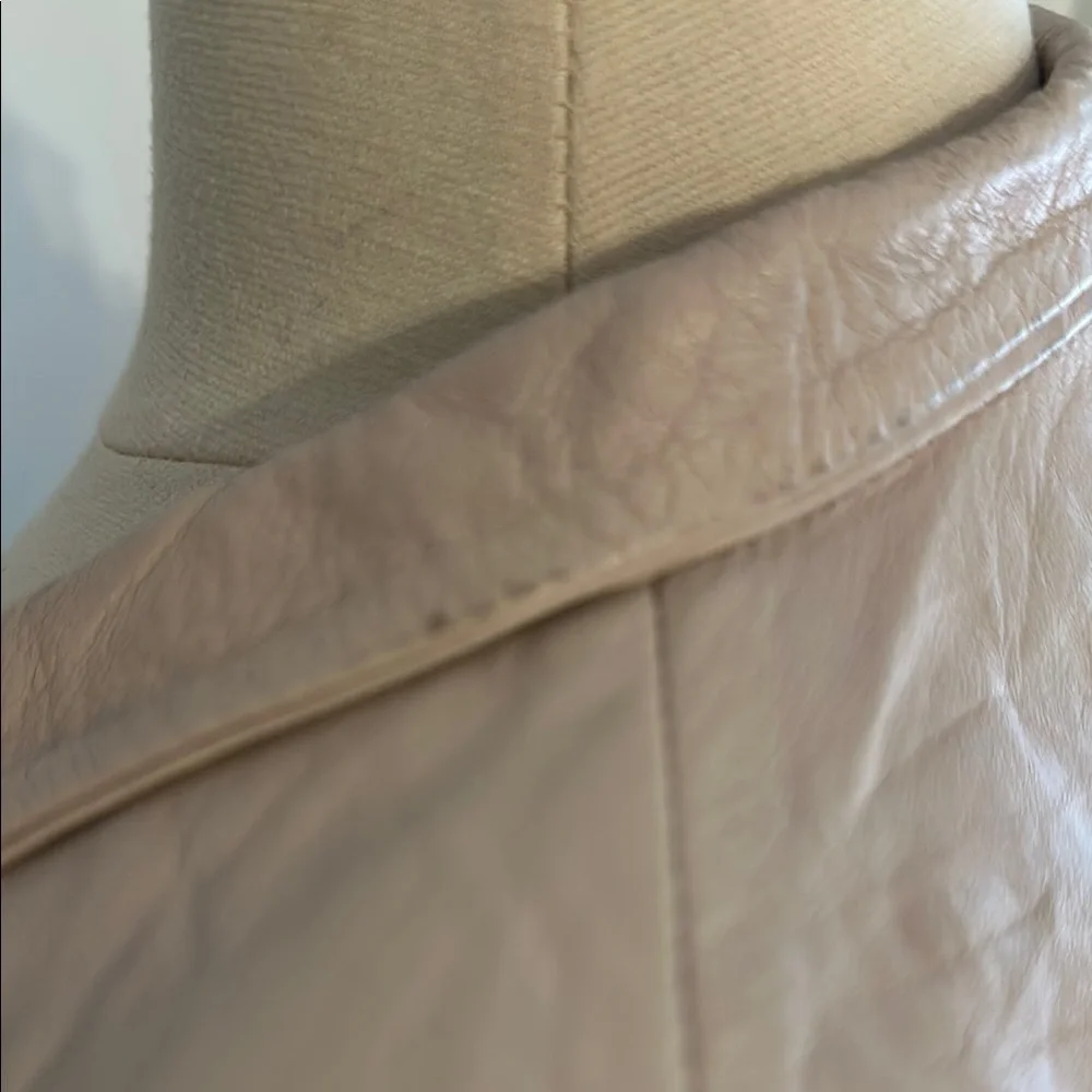 🌸 Zadig & Voltaire VERYS Crinkle Lamb Leather Blazer Jacket 38 / M - Picture 16 of 16